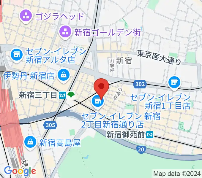 ヤナギサワ・クロッシュの地図