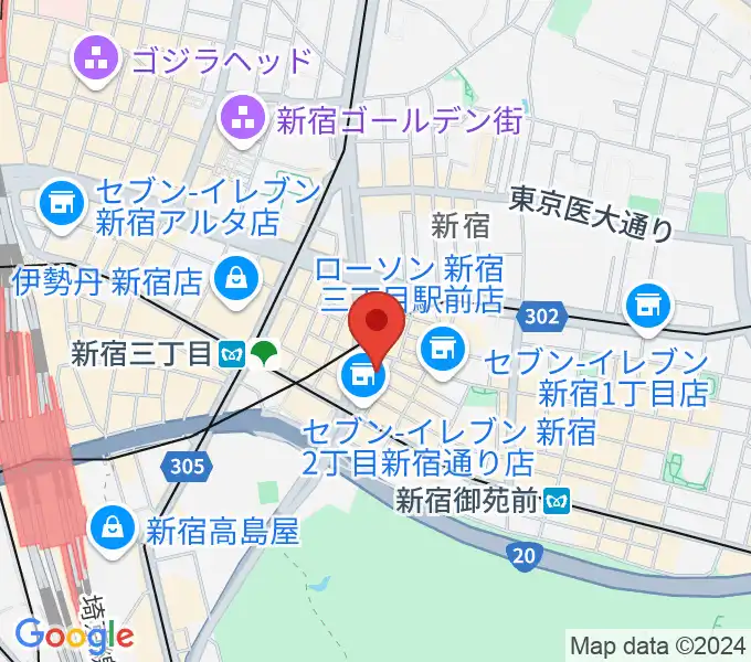 ヤナギサワ・クロッシュの地図