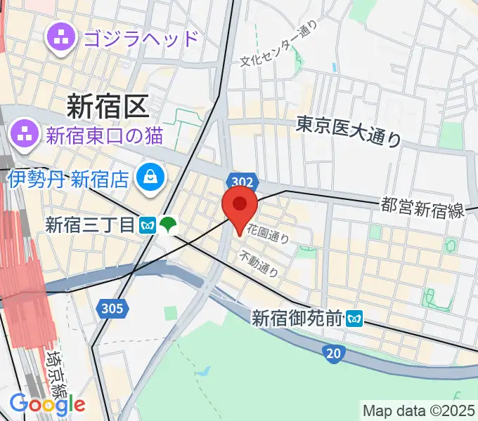 ヤナギサワ・クロッシュの地図