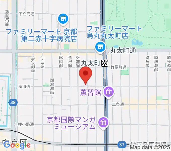 ユリ楽器の地図