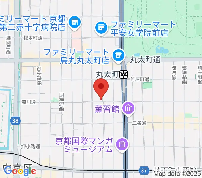ユリ楽器の地図