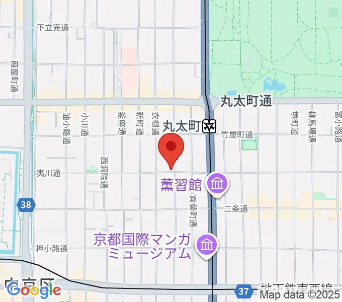 ユリ楽器の地図