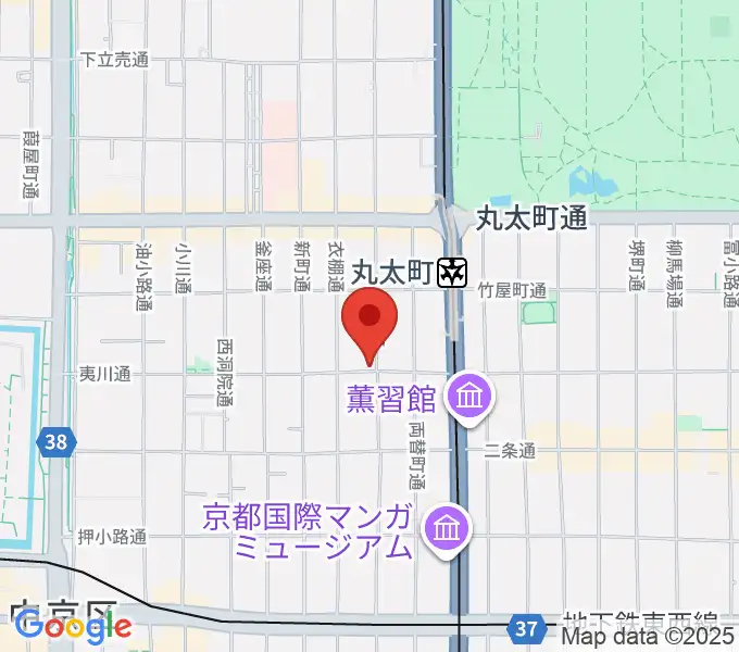 ユリ楽器の地図