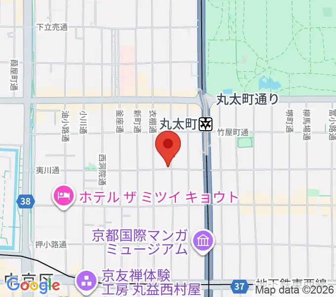 ユリ楽器の地図