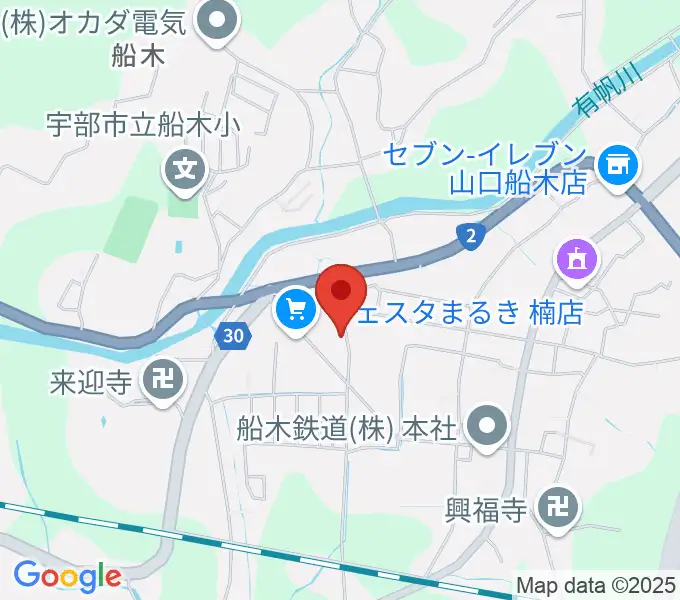 たましげ琴製作所の地図