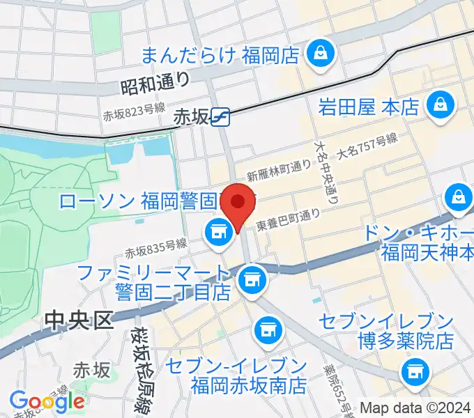 ムジカテラシマの地図