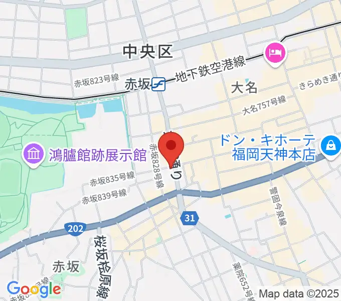 ムジカテラシマの地図