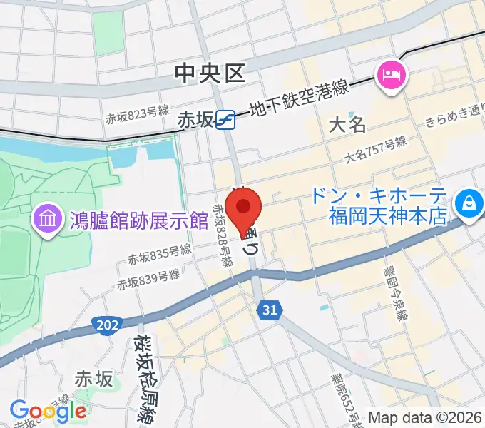 ムジカテラシマの地図