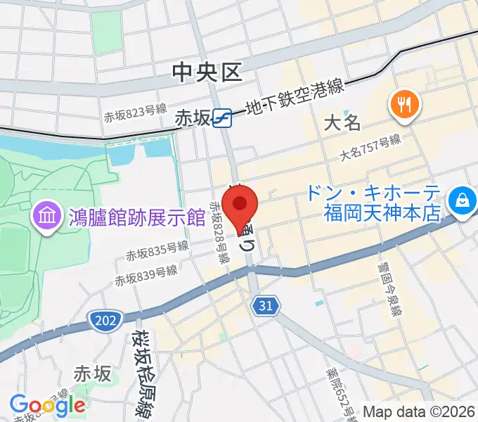 ムジカテラシマの地図