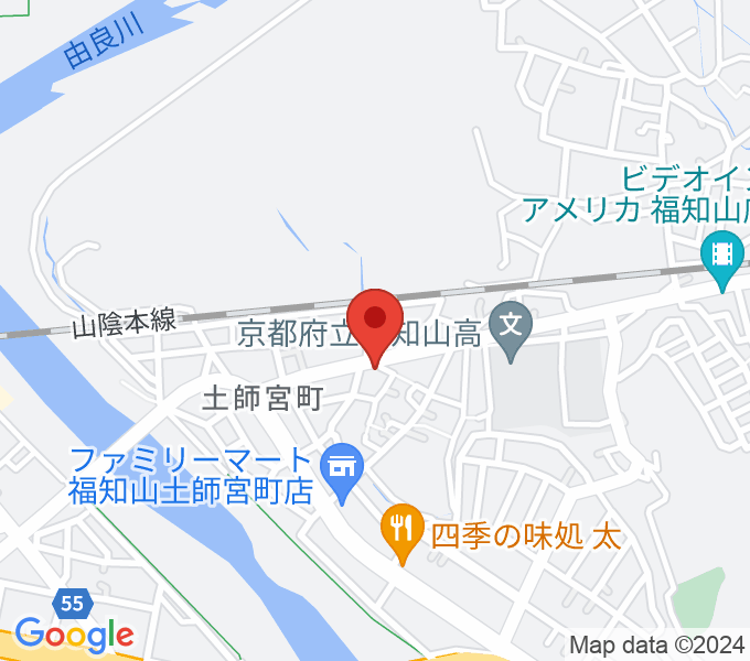光陽堂 福知山本店の場所