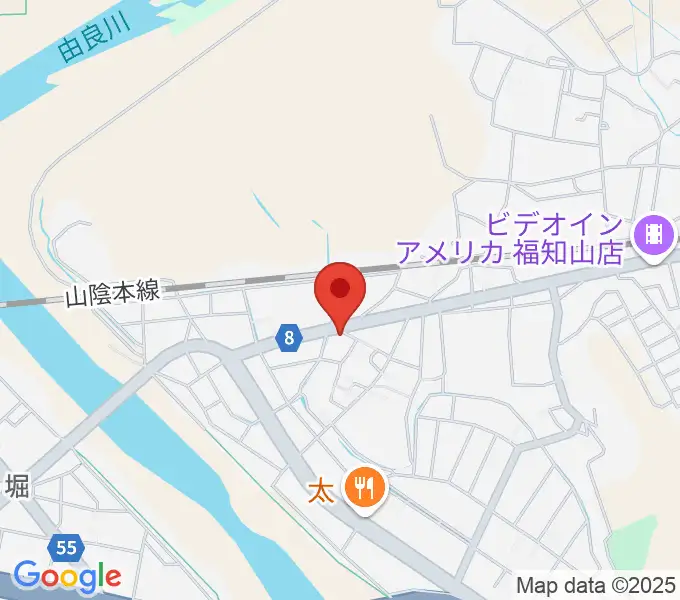 光陽堂 福知山本店の地図