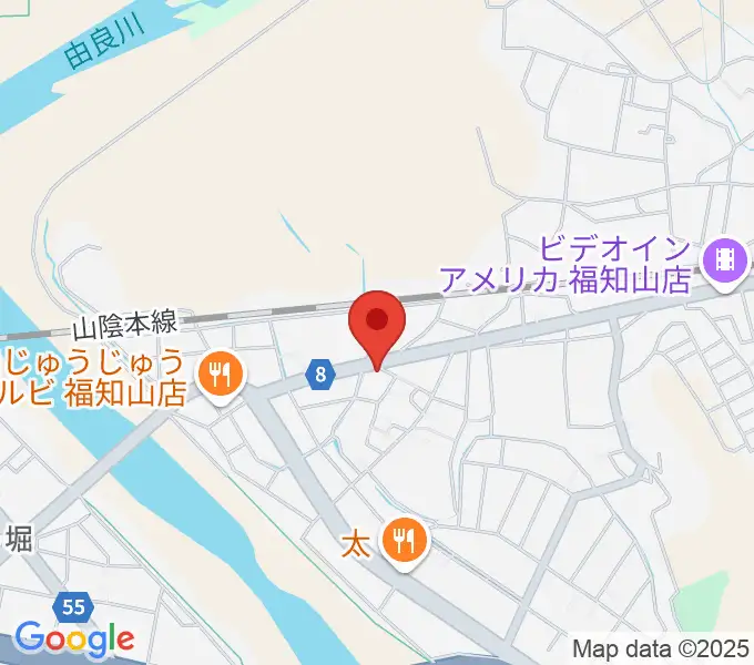 光陽堂 福知山本店の地図