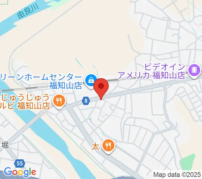 光陽堂 福知山本店の地図
