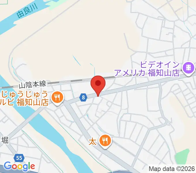 光陽堂 福知山本店の地図