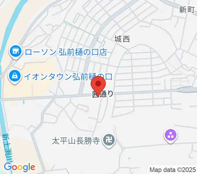 津軽三味線 まんじ三味線店の地図