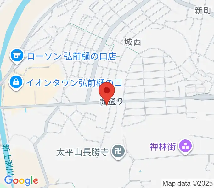 津軽三味線 まんじ三味線店の地図