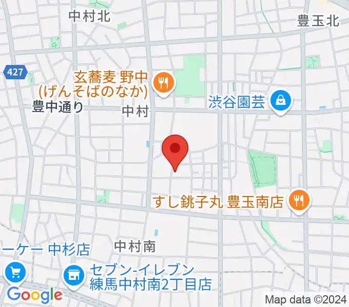 夢弦堂の地図