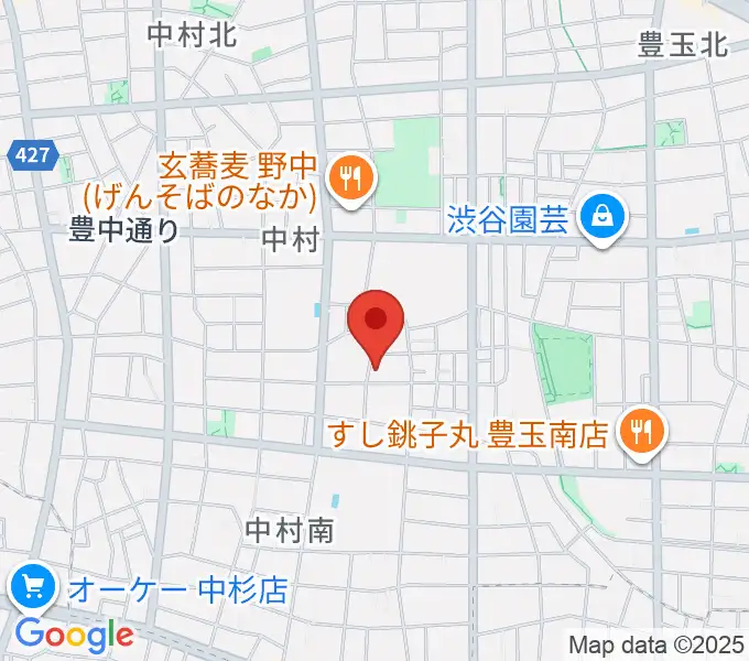 夢弦堂の地図