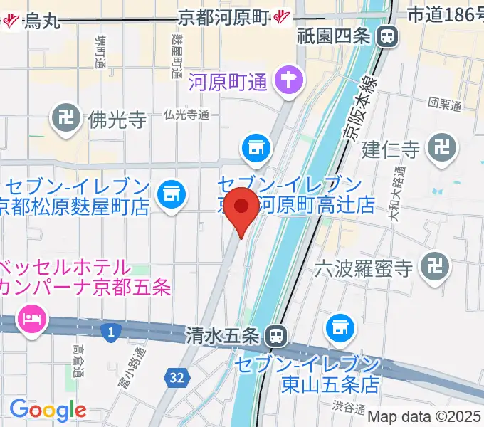 ロック・サーカス・スクウェアの地図