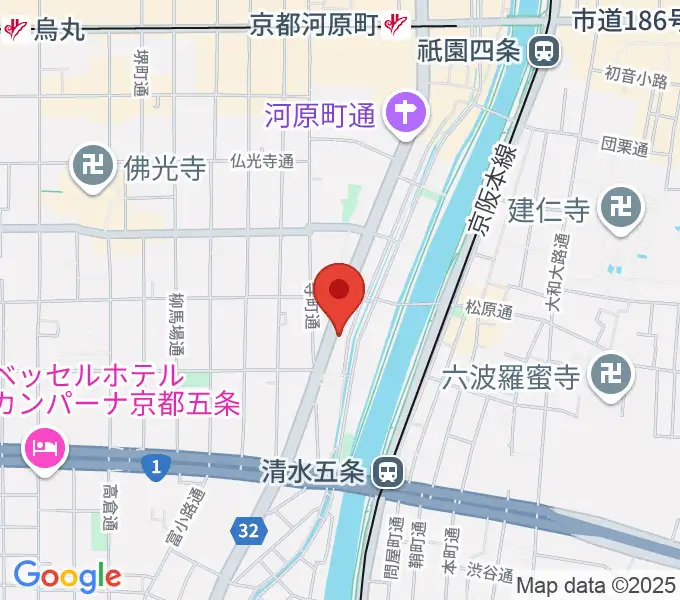 ロック・サーカス・スクウェアの地図