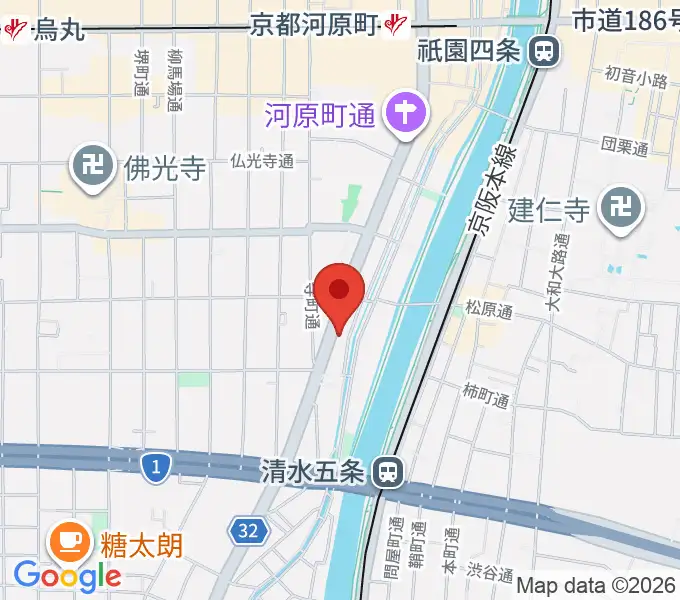 ロック・サーカス・スクウェアの地図