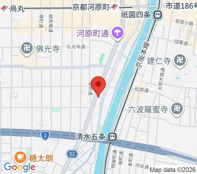 ロック・サーカス・スクウェアの地図