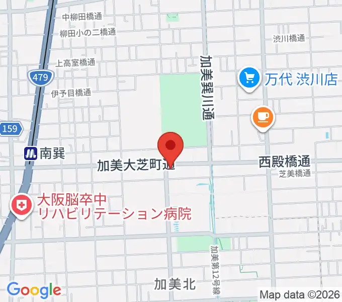 ストレングスビヨンドの地図