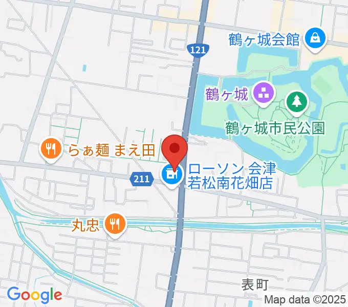 MUSIC PLAZA 白水堂の地図