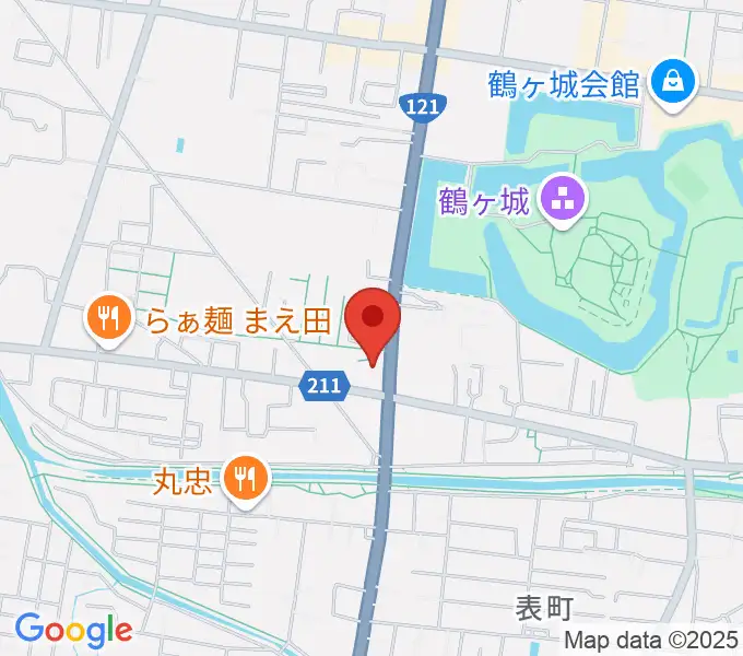 MUSIC PLAZA 白水堂の地図