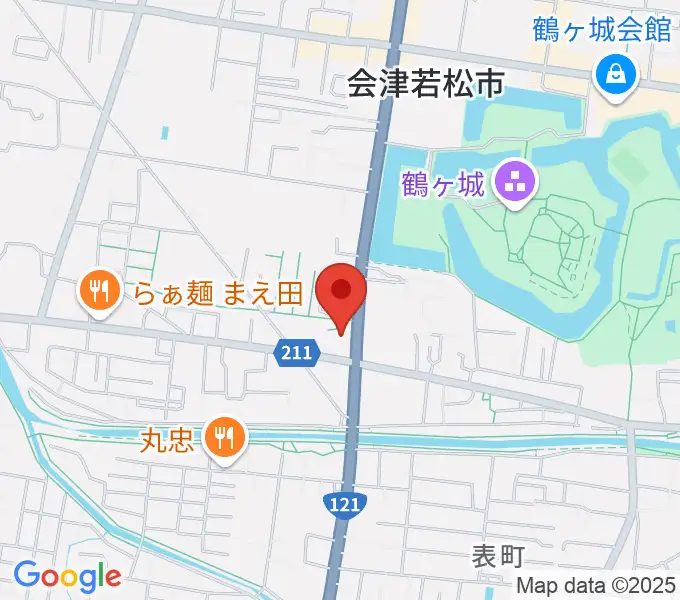 MUSIC PLAZA 白水堂の地図