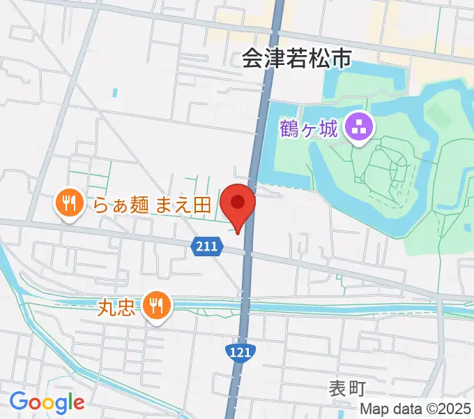 MUSIC PLAZA 白水堂の地図