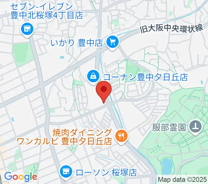 リバイブギターズの地図