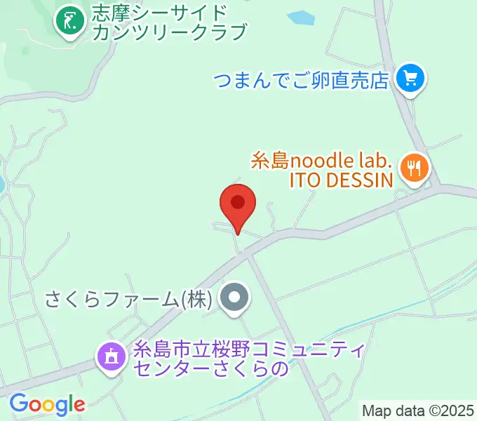 大城ピアノの地図