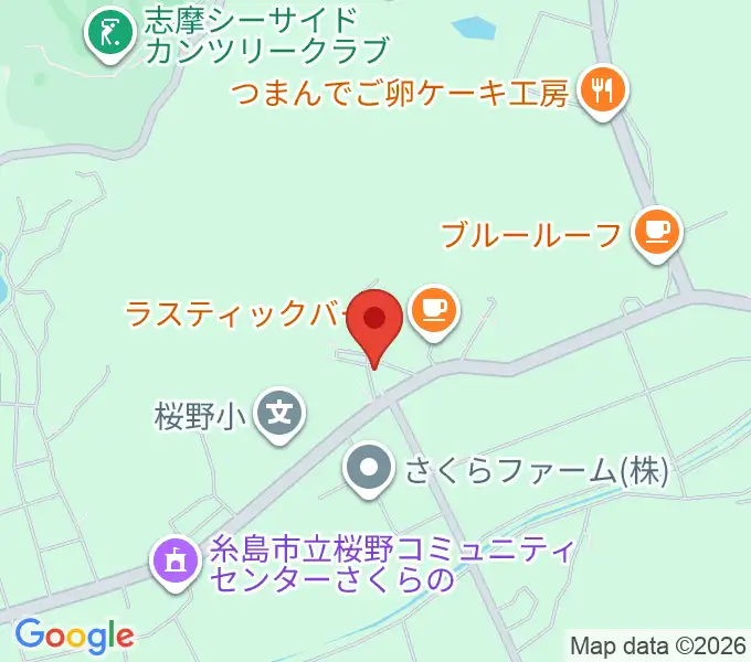 大城ピアノの地図