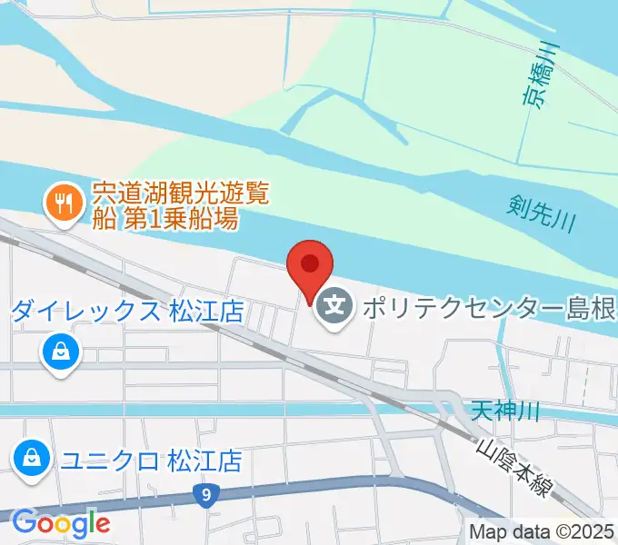 つちえ楽器店の地図