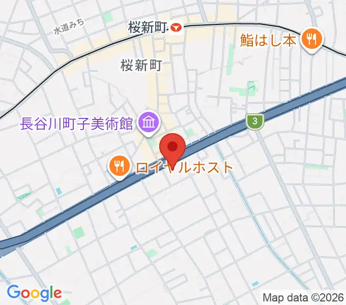 スタジオジャイヴの地図