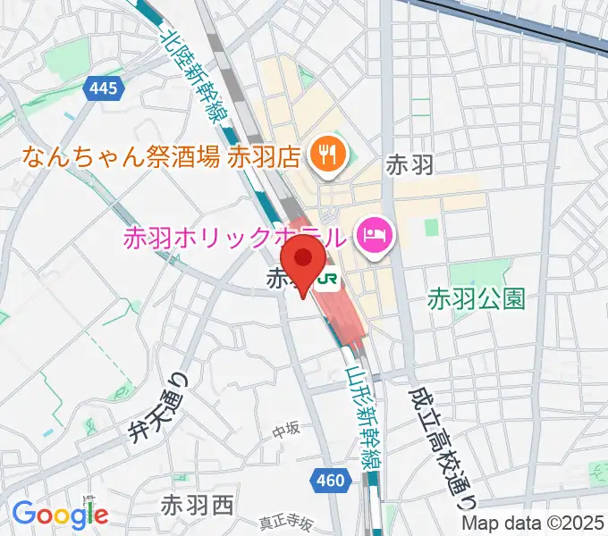 島村楽器 赤羽アピレ店の地図