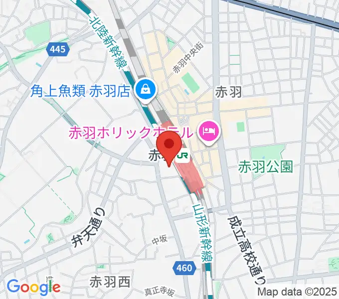 島村楽器 赤羽アピレ店の地図