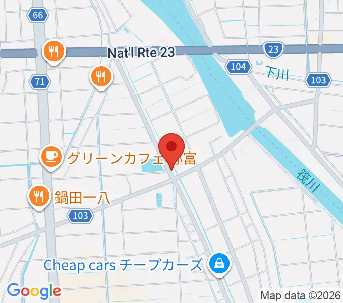 Truthギター フォーエムの地図