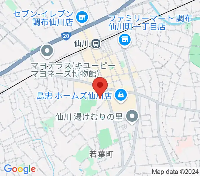 桐朋学園大学音楽学部の地図