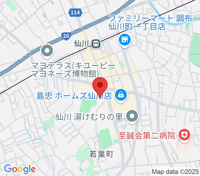 桐朋学園大学音楽学部の地図
