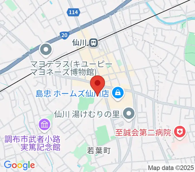 桐朋学園大学音楽学部の地図