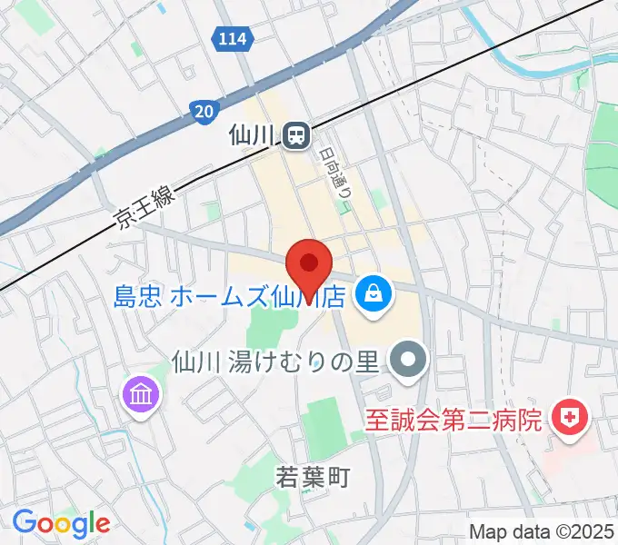 桐朋学園大学音楽学部の地図