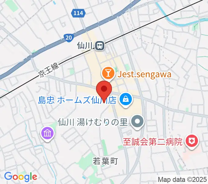 桐朋学園大学音楽学部の地図