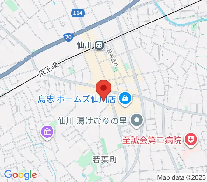 桐朋学園大学音楽学部の地図