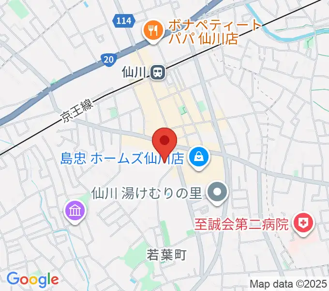 桐朋学園大学音楽学部の地図