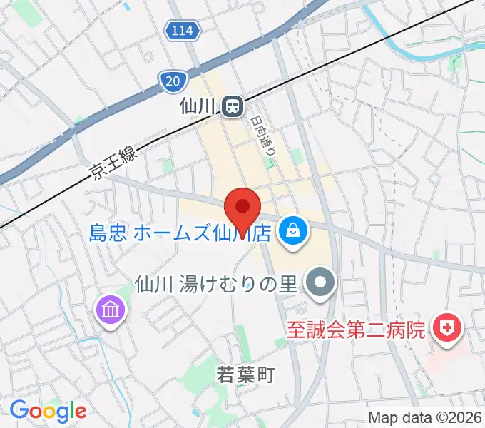 桐朋学園大学音楽学部の地図
