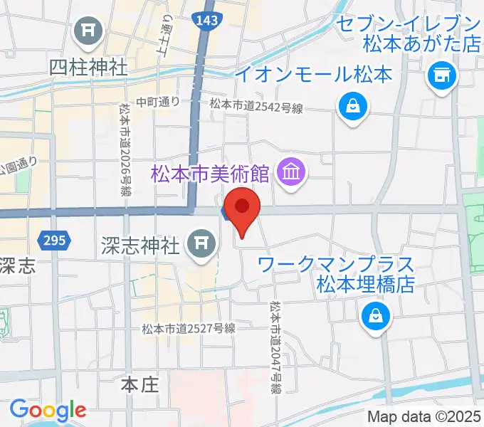 国際スズキ・メソード音楽院の地図
