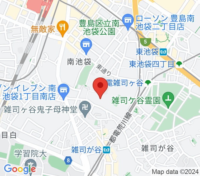 東京音楽大学付属高等学校の場所