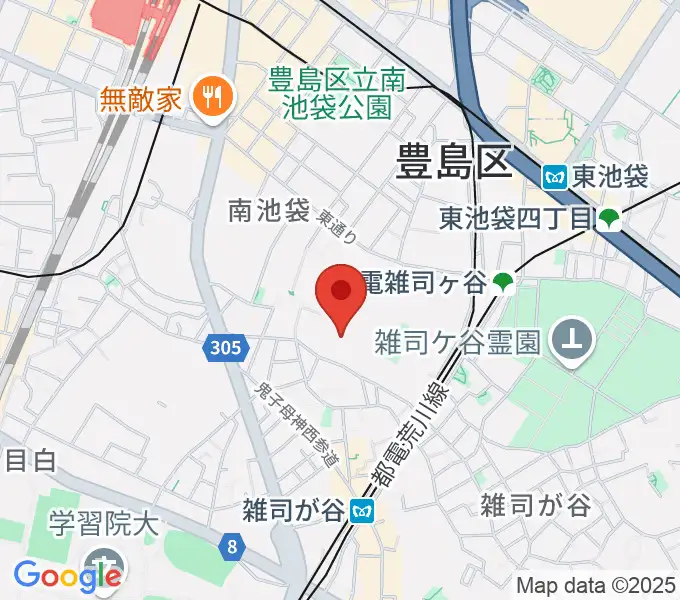 東京音楽大学付属高等学校の地図